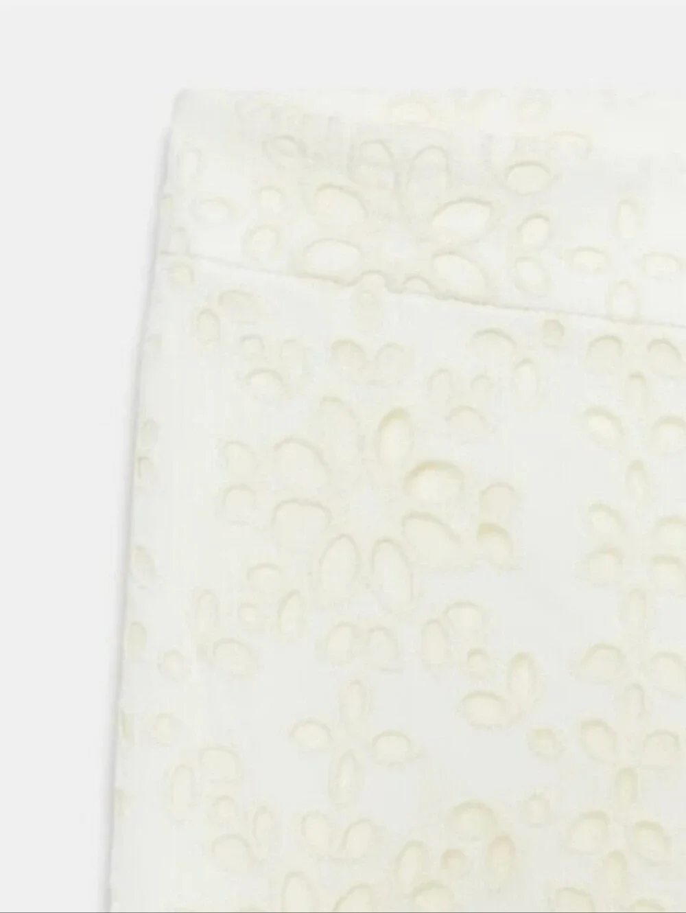 ZARA EMBROIDERED FLARE PANTS Size XS